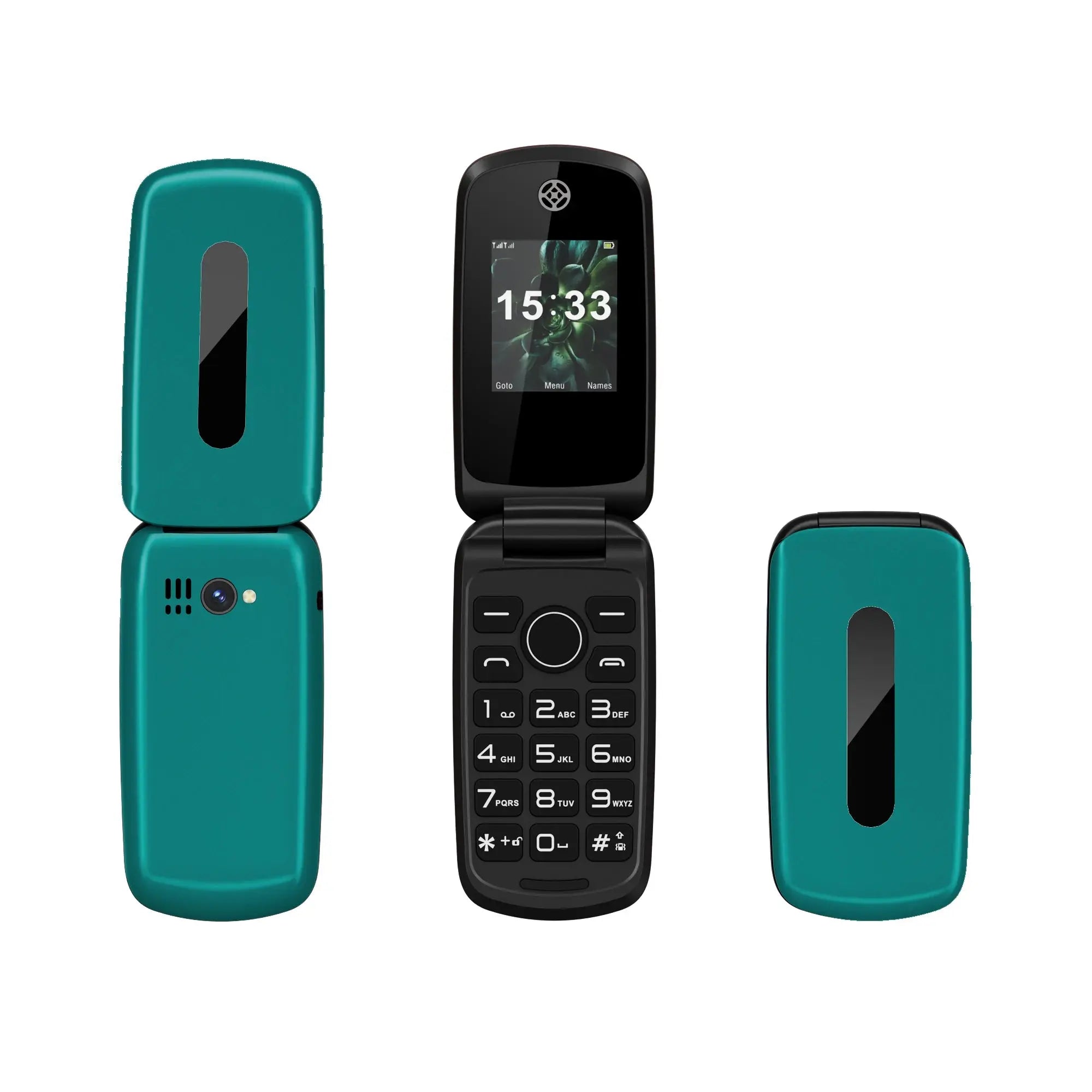 SERVO F4 Foldable Mobile Phone - Dual SIM with Call Recording ryshop